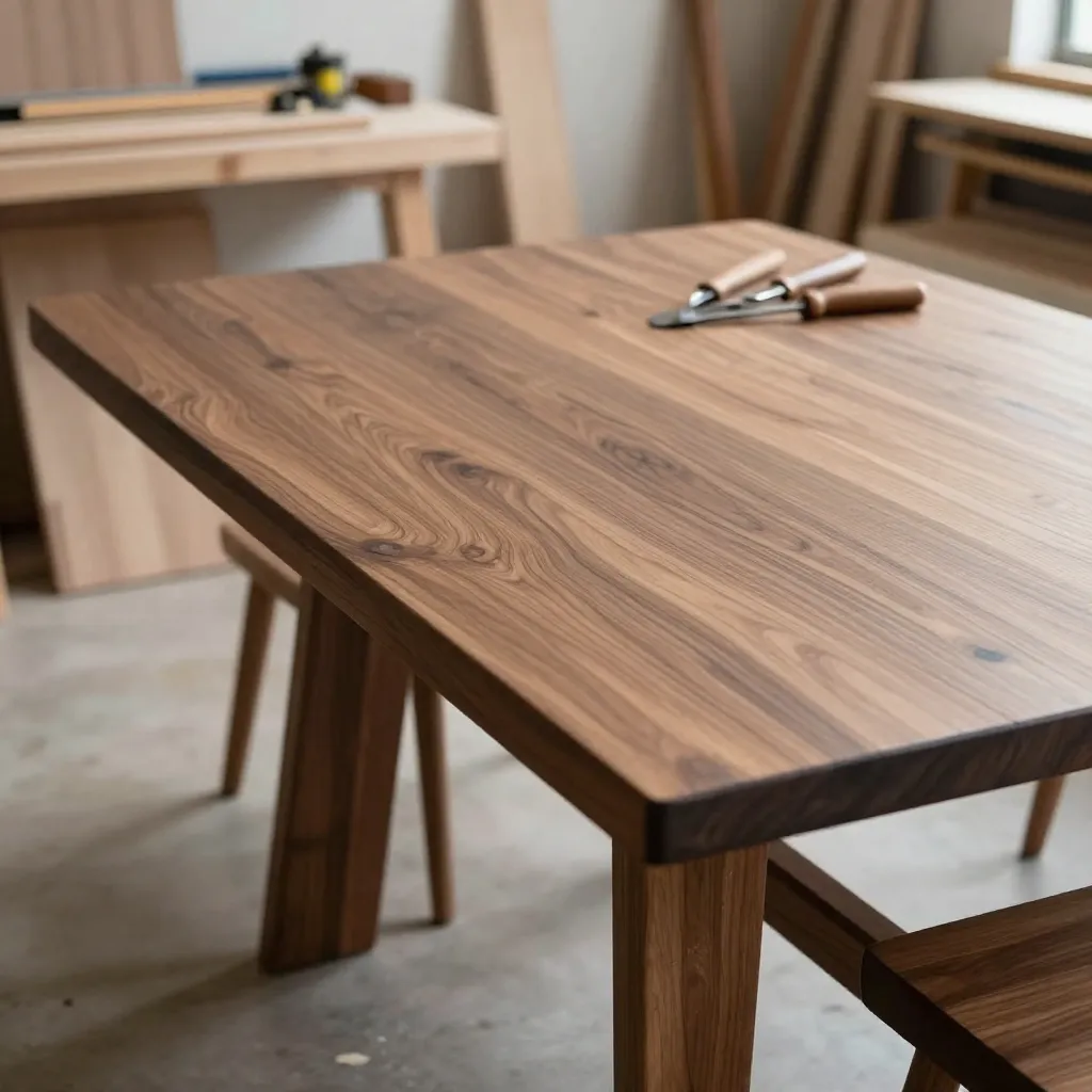 Pähkinäpuu tekstuuri